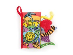 ספר בד Jellycat - זנבות צבעוניים